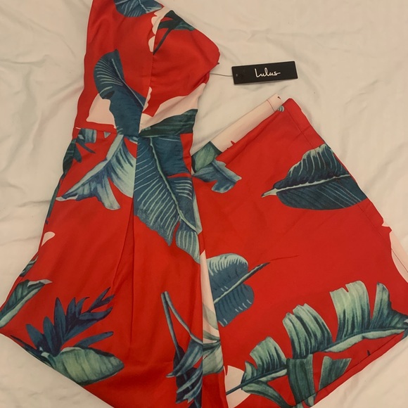 Lulu’s Rainforest Blooms Strapless Midi Jumpsuit - Picture 5 of 6